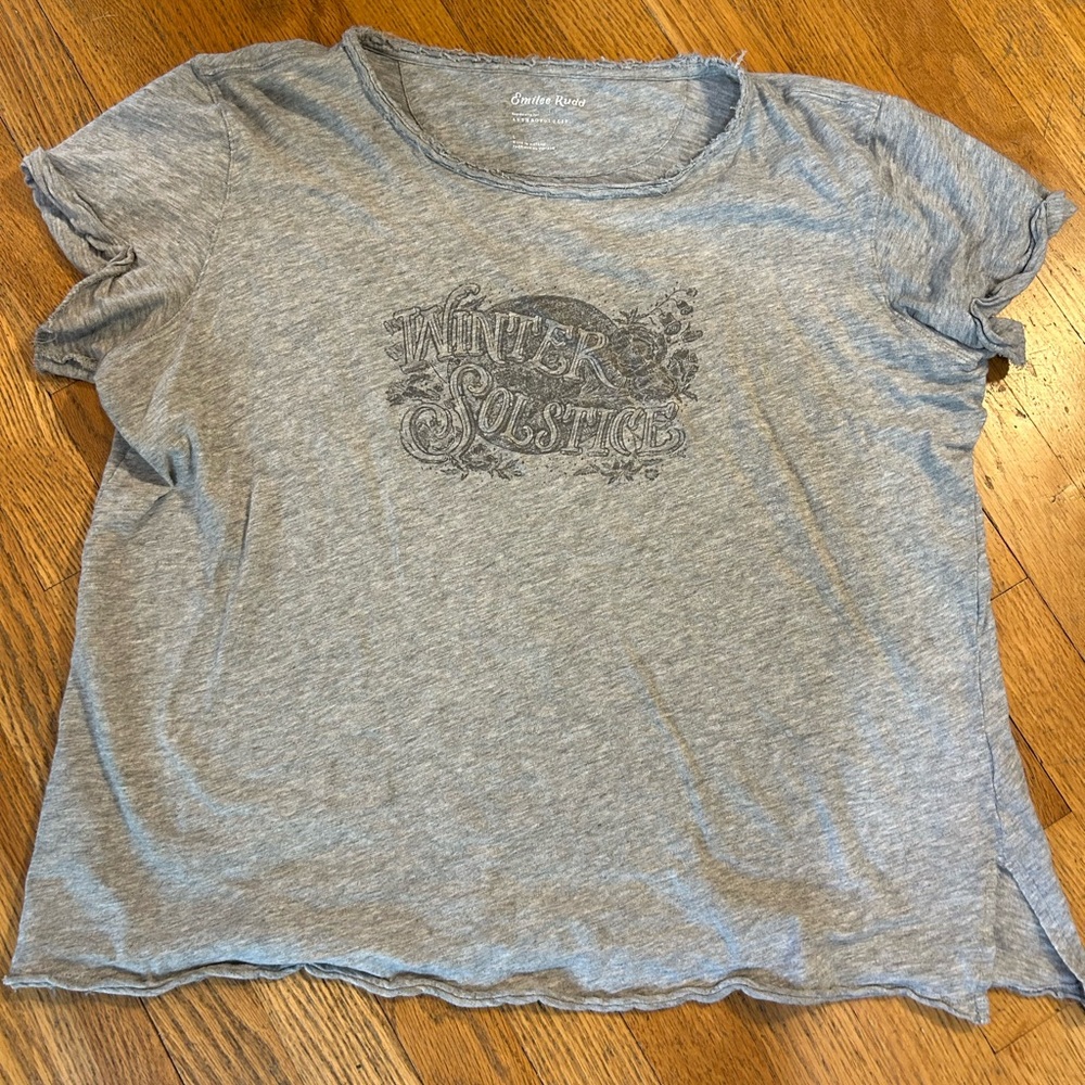 Gray Winter Solstice Graphic Tee from Anthropologie!